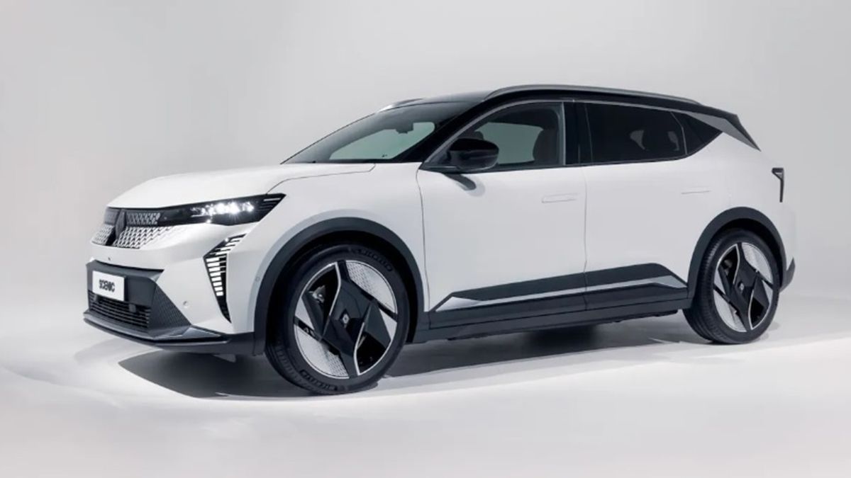 El nuevo modelo Scénic 100% eléctrico que Renault presentó para el mercado europeo El nuevo modelo Scénic 100% eléctrico que Renault presentó para el mercado europeo
