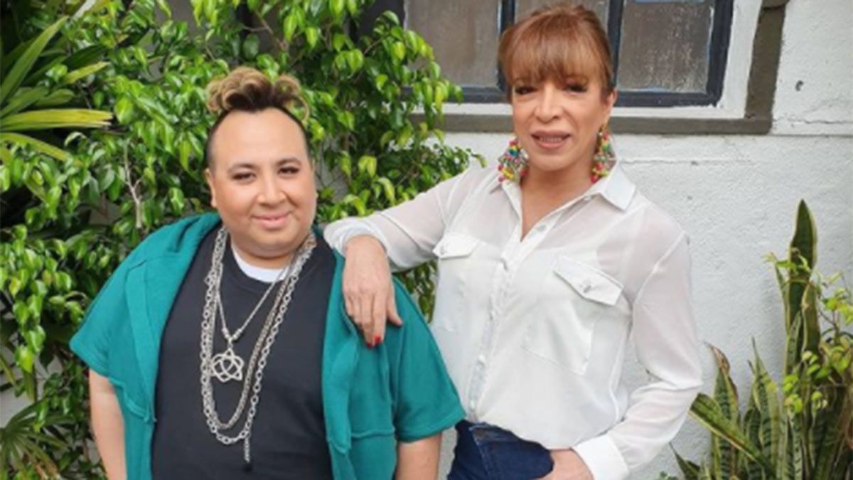 Lizy Tagliani y La Floppy, su amiga que falleció en julio.