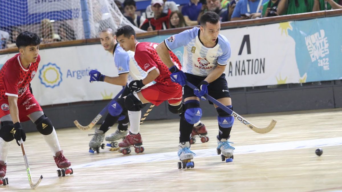 Argentina va en busca del pase a la final del Mundial de hockey sobre patines
