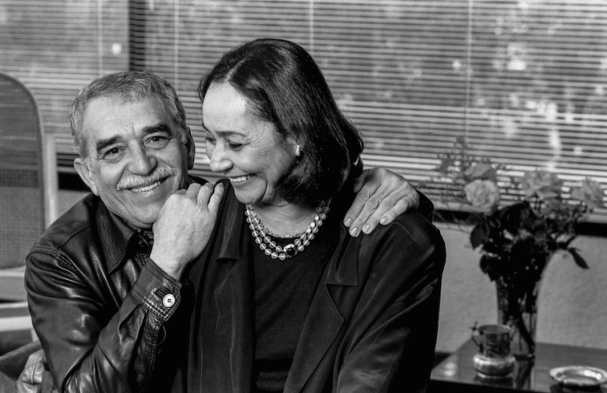 Gabo y la esposa, Mercedes Barcha.