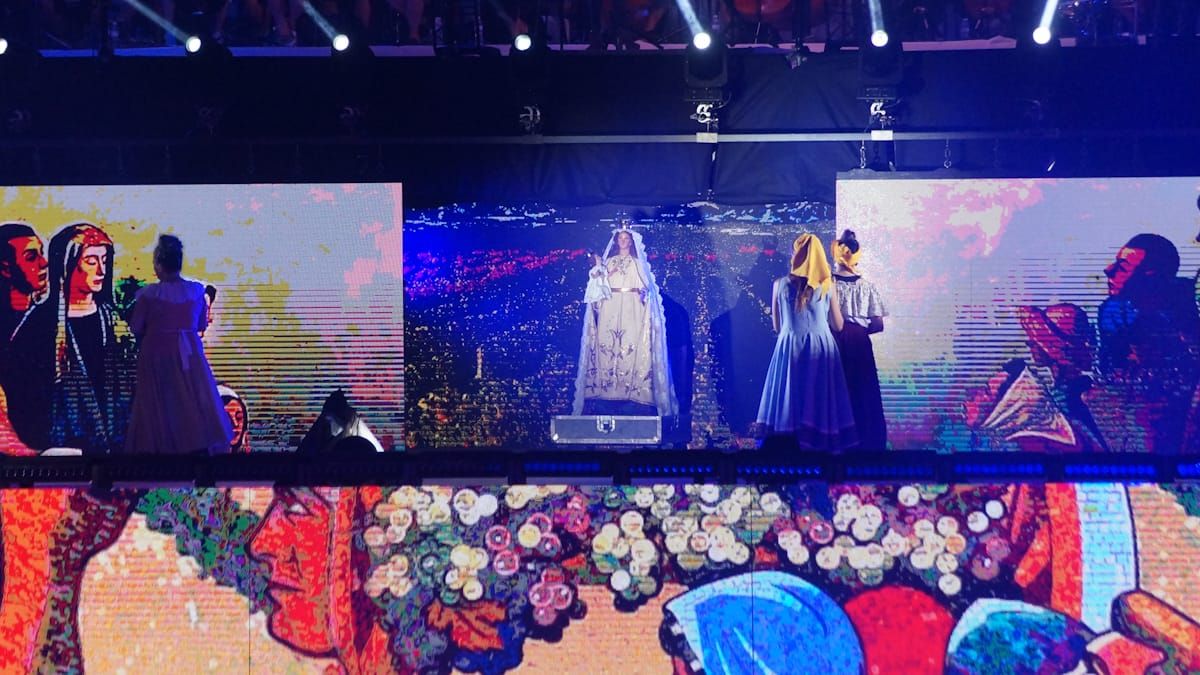 La Virgen de la Carrodilla es uno de los cuadros más esperados de la Vendimia. La Virgen de la Carrodilla es uno de los cuadros más esperados de la Vendimia.