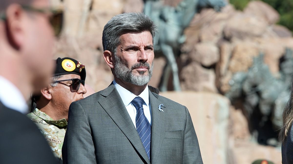 Yayo Suarez, en el Cerro de la Gloria. Acto del Día del Ejército. Yayo Suarez, en el Cerro de la Gloria. Acto del Día del Ejército.