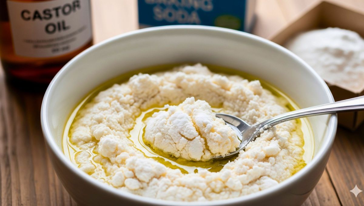 Por qué hay que mezclar bicarbonato con aceite de ricino y para qué sirve esta mezcla