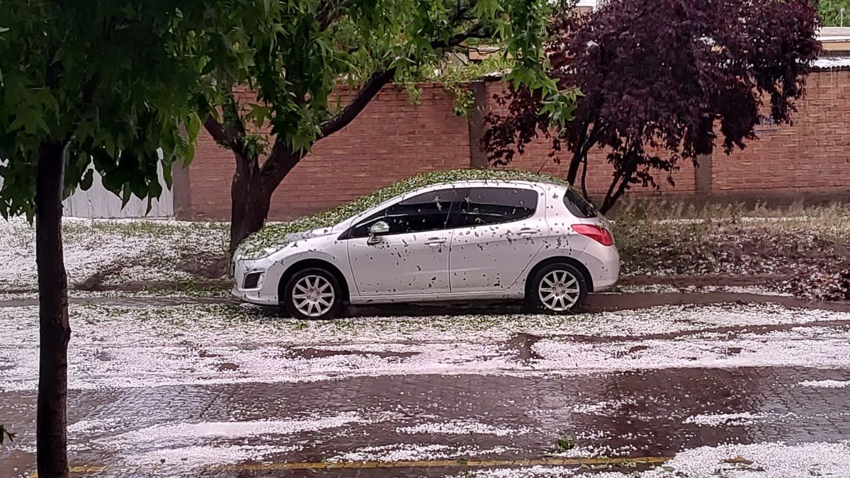 Cayó el primer granizo de la temporada del Valle de Uco.