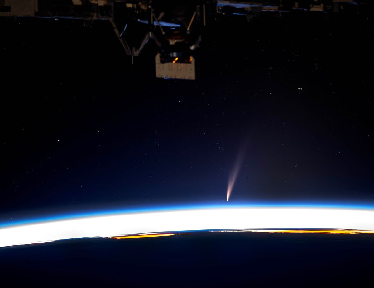 Uno de los astronautas de la Estación Espacial consiguió esta increíble imagen. Uno de los astronautas de la Estación Espacial consiguió esta increíble imagen.