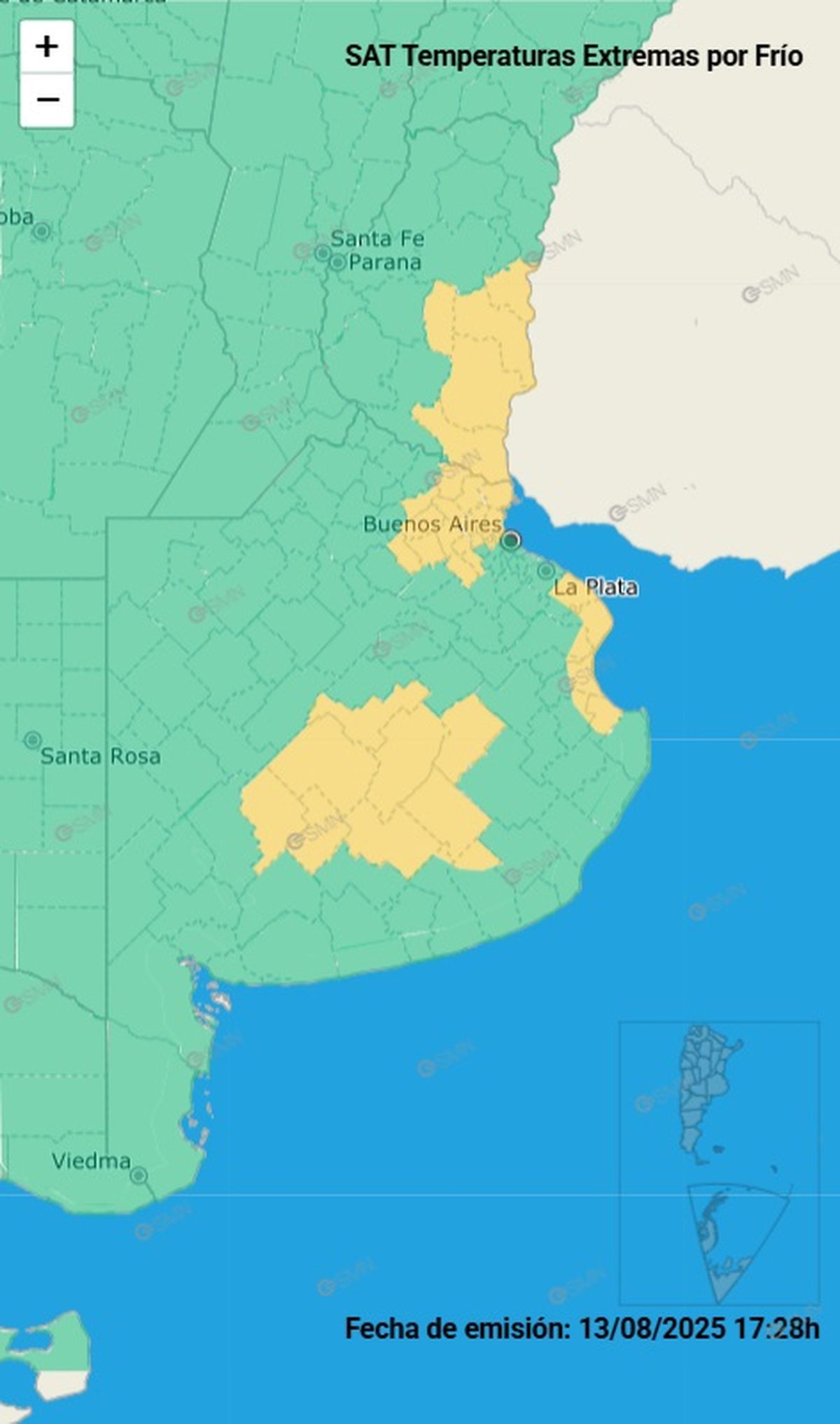Estas son las áreas afectadas el día de hoy Estas son las áreas afectadas el día de hoy