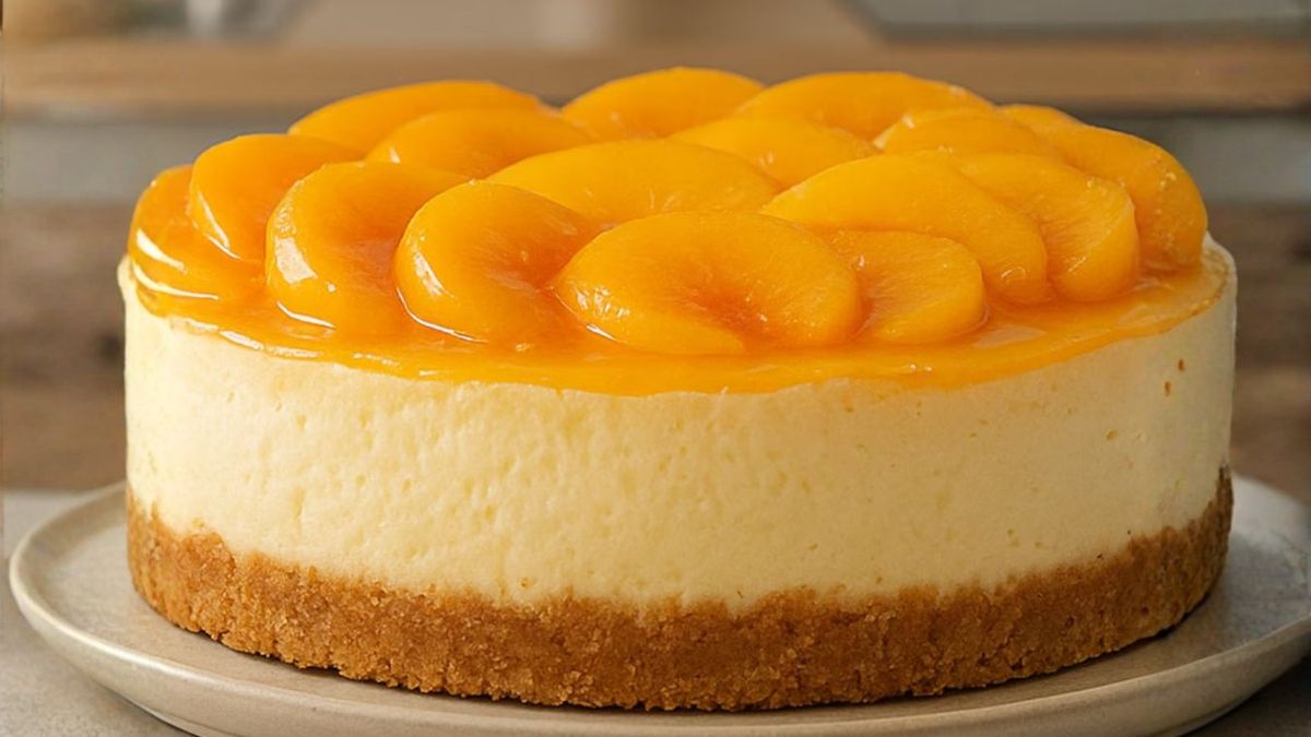 Cómo hacer cheesecake de durazno sin horno: la receta fácil, fresca y perfecta para el verano
