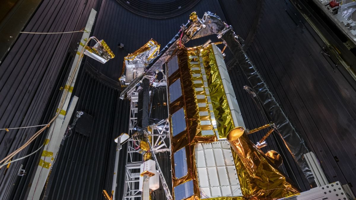 Vista del sistema de radar de vuelo de NISAR. La tecnología de radar utilizada en la misión tomará imágenes de casi todas las masas terrestres y de hielo de la Tierra, y la plataforma CTrees integrará esos datos (Foto: NASA) Vista del sistema de radar de vuelo de NISAR. La tecnología de radar utilizada en la misión tomará imágenes de casi todas las masas terrestres y de hielo de la Tierra, y la plataforma CTrees integrará esos datos (Foto: NASA)