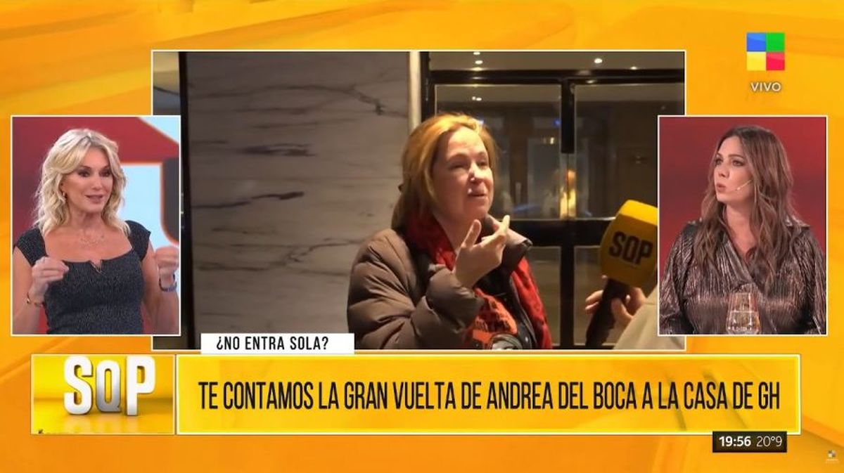 Yanina atorre aseguró que Andrea del Boca tiene todo listo para volver a Gran Hermano. Yanina atorre aseguró que Andrea del Boca tiene todo listo para volver a Gran Hermano.