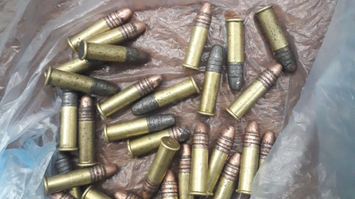 Inseguridad en Mendoza. Un menor de 16 años fue detenido transportando una bolsa de nylon con 30 cartuchos de arma de fuego calibre .22LR.