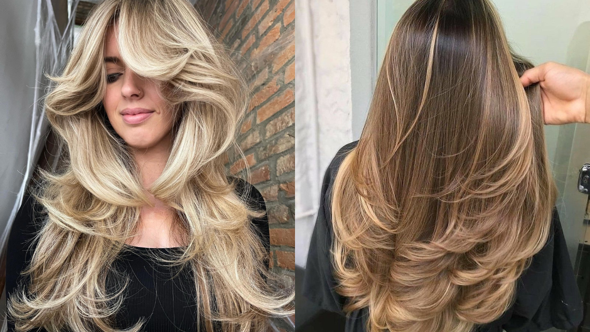 El corte de pelo Butterfly lo puedes llevar en distintos tonos para realzar las capas. El corte de pelo Butterfly lo puedes llevar en distintos tonos para realzar las capas.