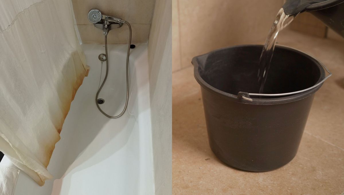 Coloca las cortinas de la ducha en un balde con vinagre: para qué se usa este truco