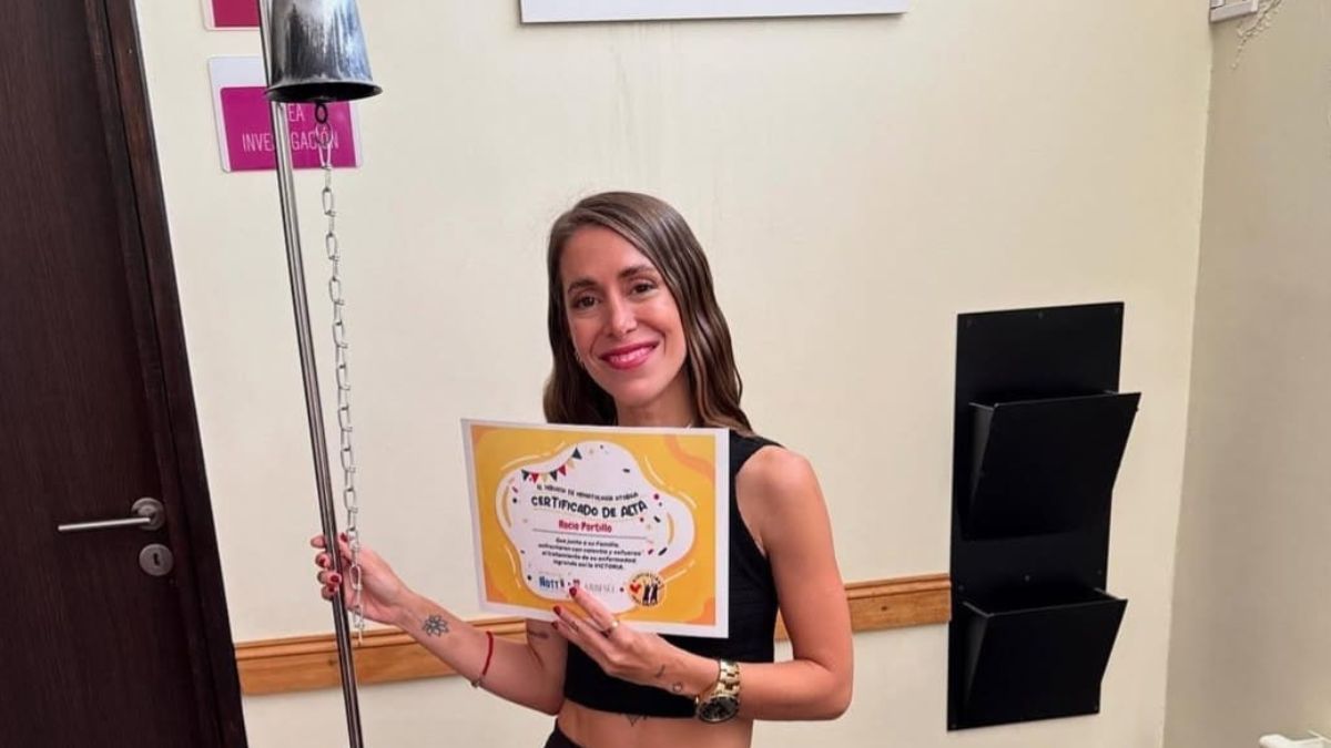 El final de un largo camino en la lucha contra el cáncer:&nbsp; La DJ y productora musical Rocío Portillo está finalmente curada.&nbsp;