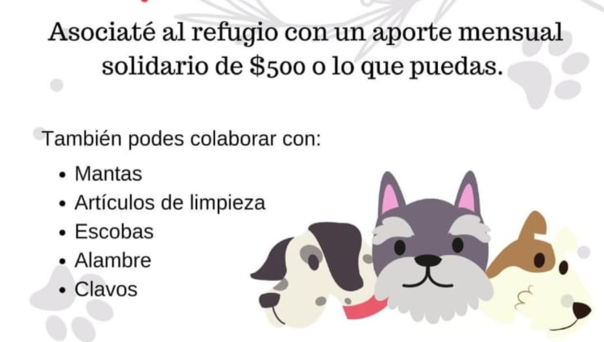 El refugio para perros tiene otras necesidades a la cual los mendocinos pueden sumarse con sus aportes. El refugio para perros tiene otras necesidades a la cual los mendocinos pueden sumarse con sus aportes.