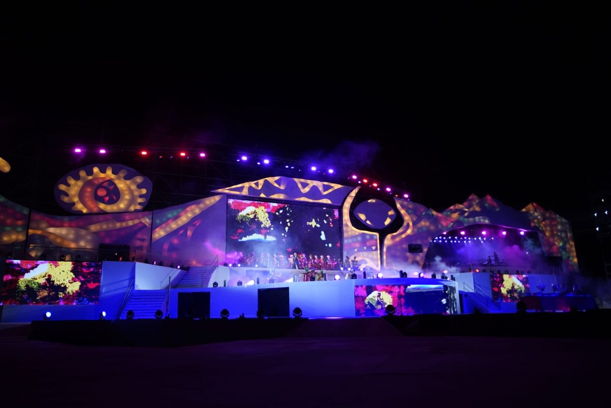 El rol de los locutores en el Acto Central es clave en la Fiesta Nacional de la Vendimia.