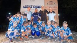 Estos son los pibes de la categoría 2014 de Godoy Cruz que fueron campeones en Santa Fe.