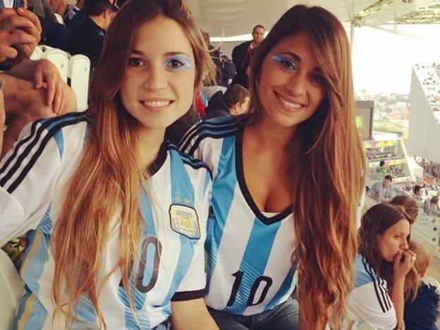 La exaltación de la novia de Messi en las redes sociales