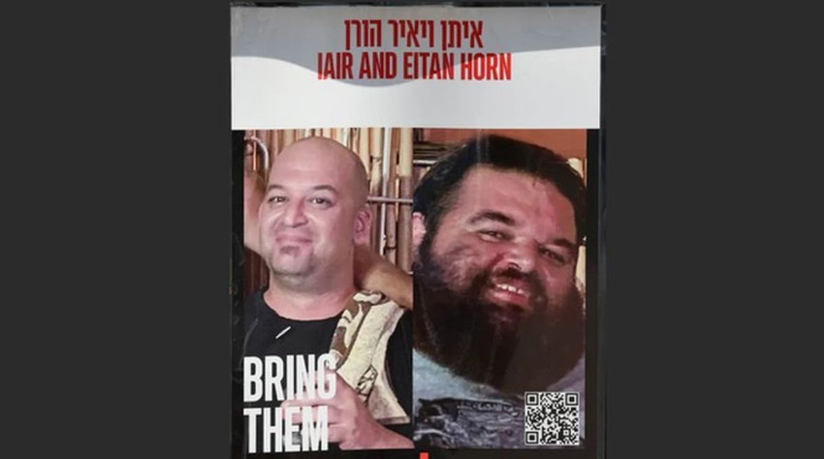 Iair y Eitan Horn, hermanos argentinos tomados de rehenes por Hamas. Iair fue liberado este sábado y de Eitan no se tienen noticias. Iair y Eitan Horn, hermanos argentinos tomados de rehenes por Hamas. Iair fue liberado este sábado y de Eitan no se tienen noticias.