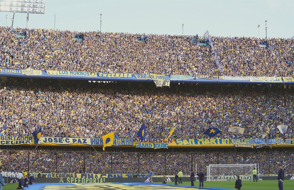 Cómo sucede en cada cancha, Boca cuenta con una enorme cantidad de hinchas.