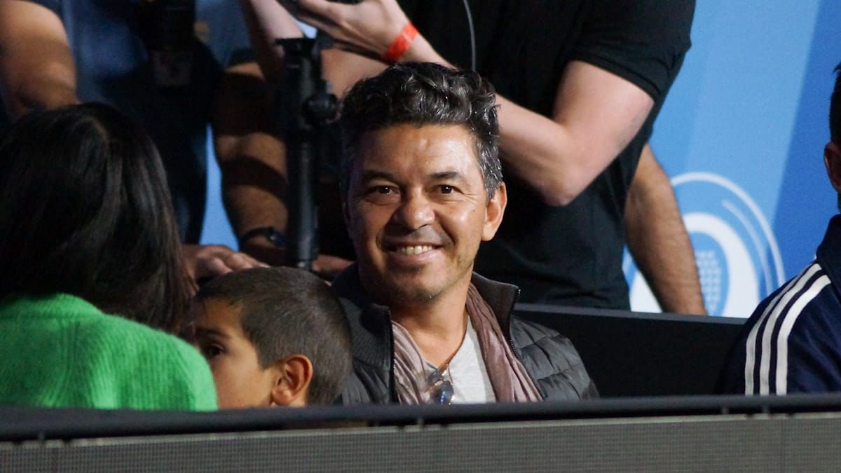 Marcelo Gallardo revolucionó las tribunas y fue ovacionado. Marcelo Gallardo revolucionó las tribunas y fue ovacionado.