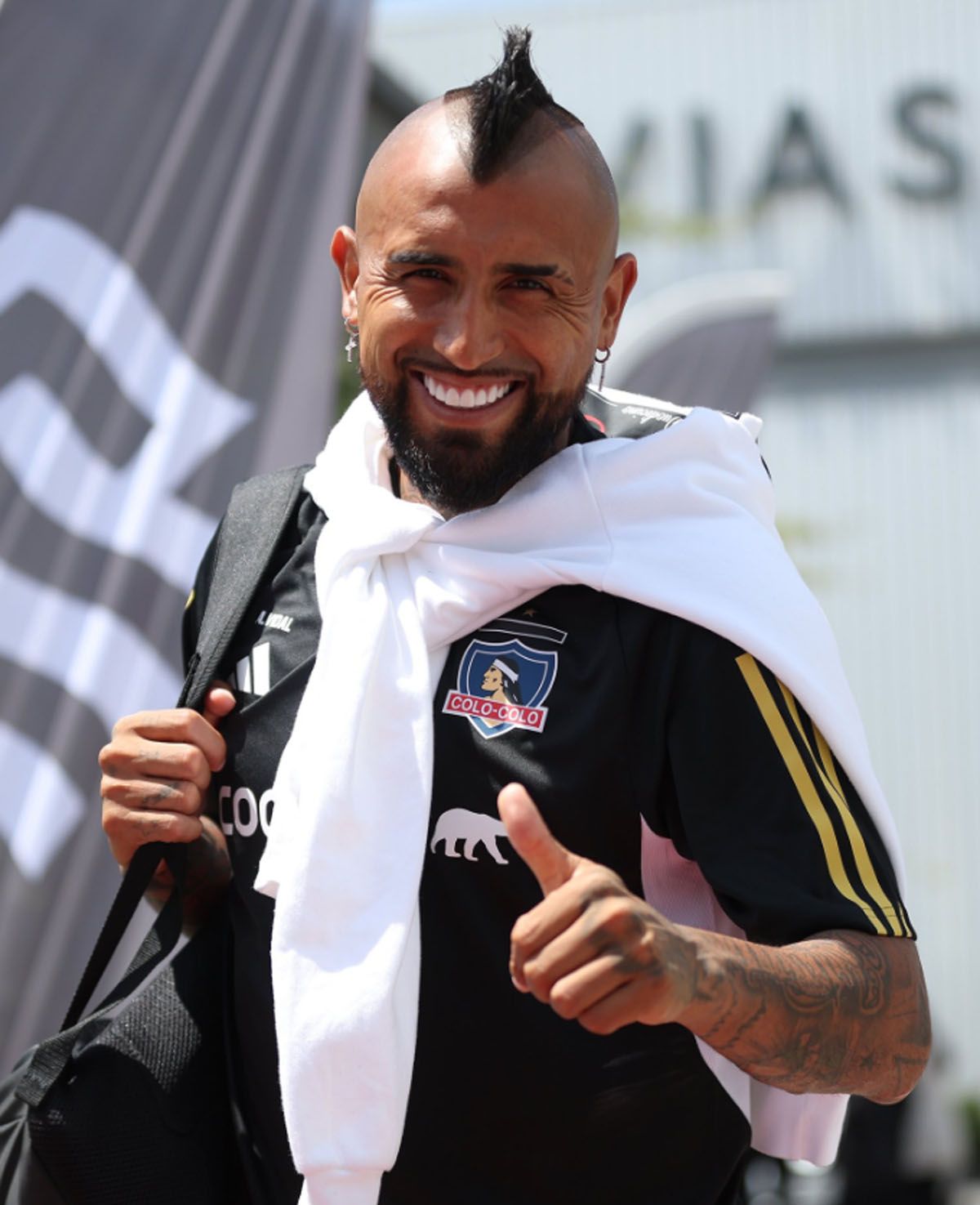 Arturo Vidal, una figura emblemática de Colo Colo que estará ante Godoy Cruz por la Copa Libertadores Arturo Vidal, una figura emblemática de Colo Colo que estará ante Godoy Cruz por la Copa Libertadores
