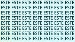 Sólo las personas más inteligentes encuentran la palabra ESTA en menos de 5 segundos