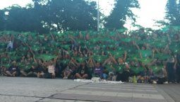 En Paraná hubo pañuelazo por el aborto legal