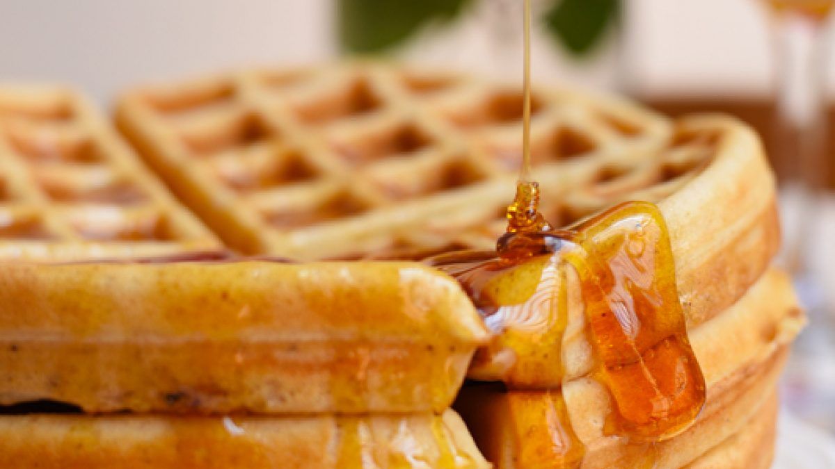 Recetas: Waffles fáciles en la sartén.