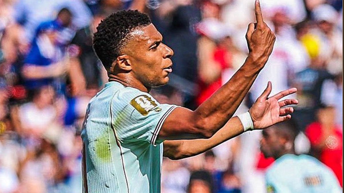 Kylian Mbappé marcó uno de los goles del triunfo de Francia sobre Marruecos.