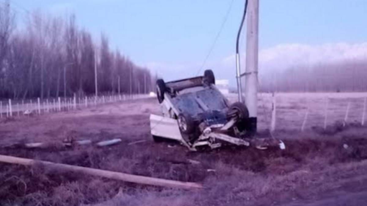 El conductor del Fiat Argo que se accidentó en Tunuyán tenía 1,42 gramos de alcohol en sangre.