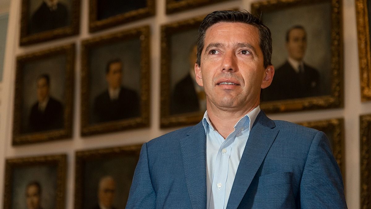 Andrés Lombardi, uno de los mencionados en esos encuentros. Actualmente preside la Cámara de Diputados.