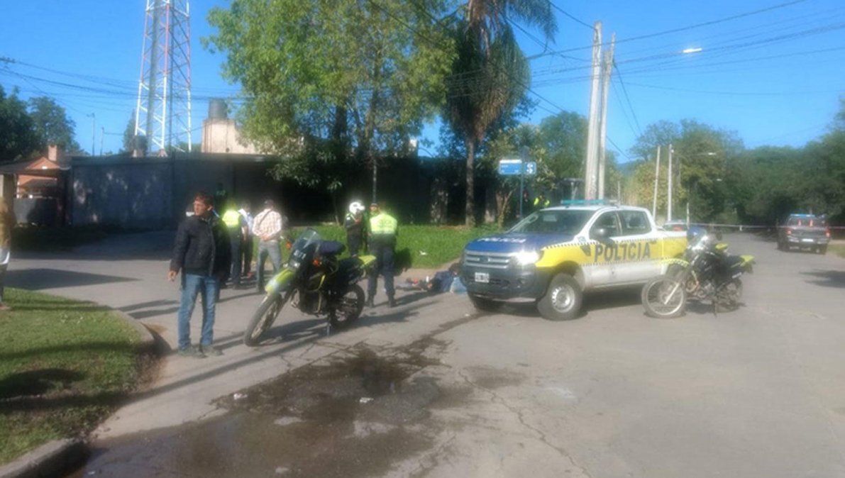 Motochorros. Fueron detenidos dos y tenían antecedentes penales.