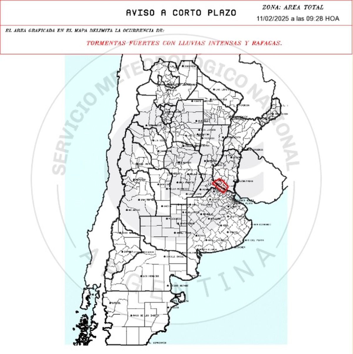 Esta área se encuentra en alerta. Esta área se encuentra en alerta.