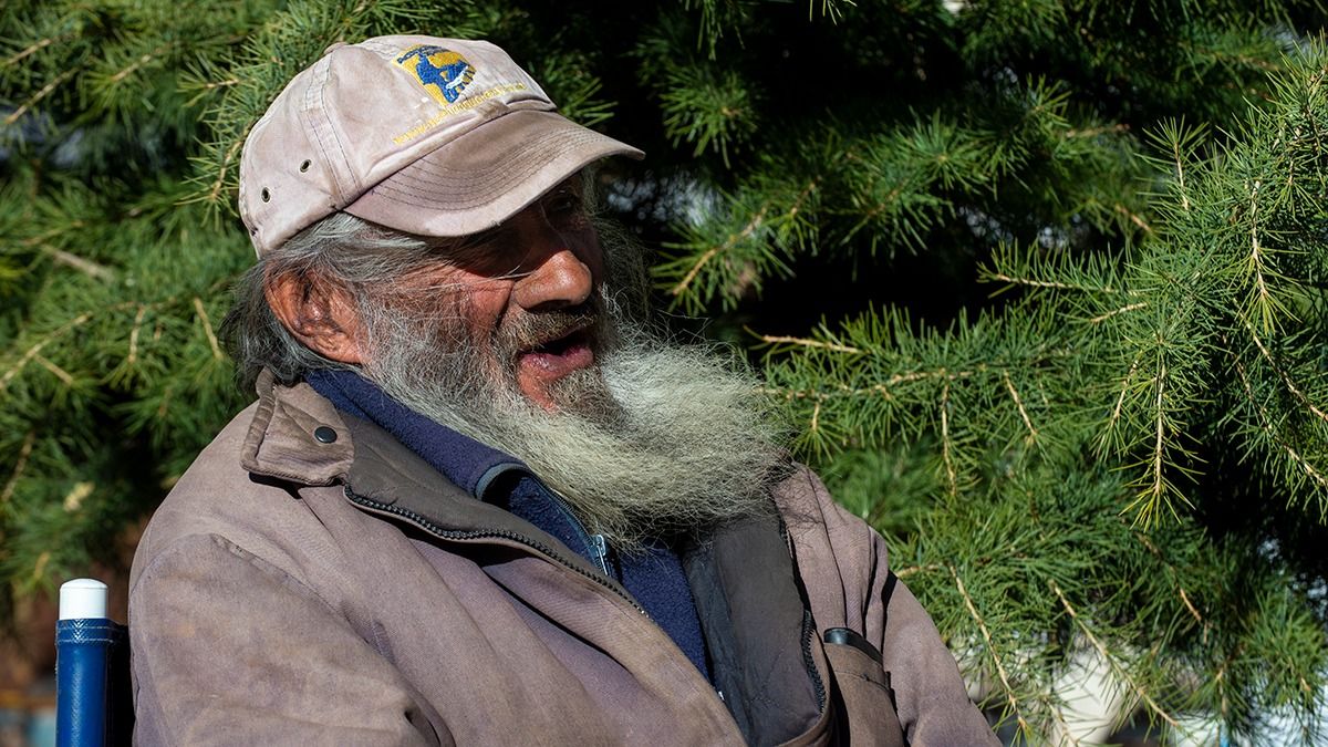 Don Segundo trabajó en la construcción del centro de esquí.