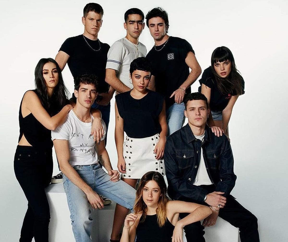 Protagonistas de la quinta temporada de Élite