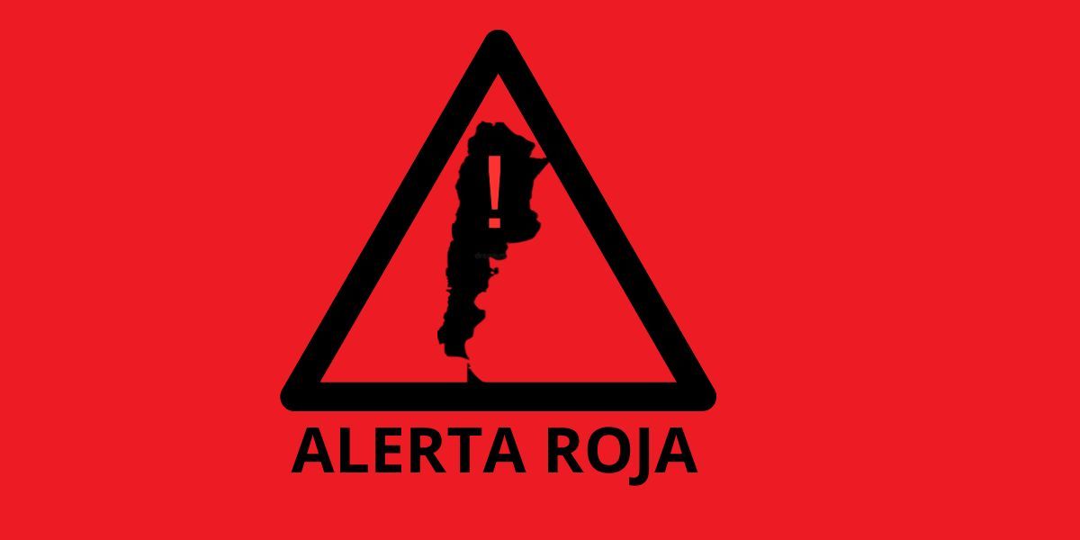 Gran parte del país se encuentra en alerta roja 