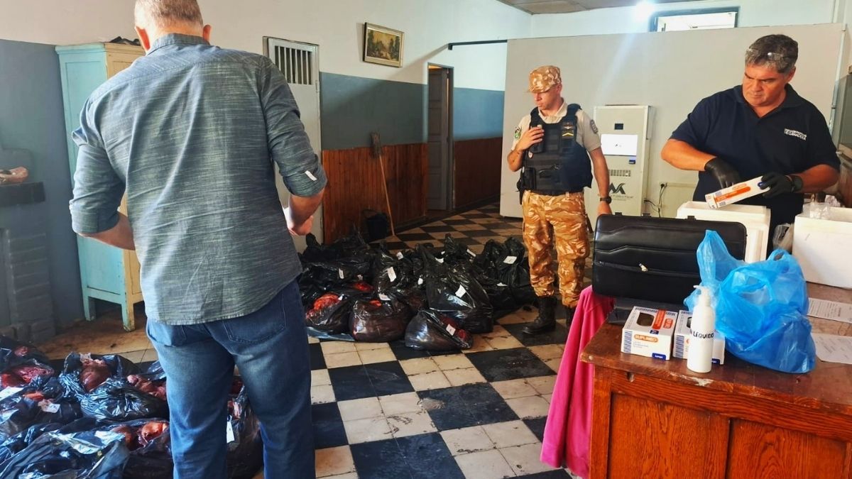 El operativo fue en conjunto entre el Ministerio de Producción y la Policía Rural.