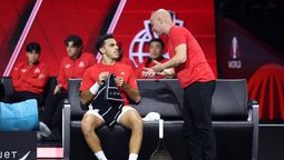 Cerúndolo y Agassi, capitán del Resto del Mundo.