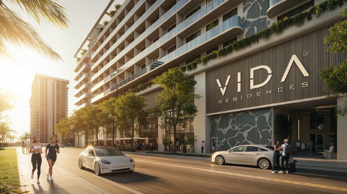 VIDA es un innovador y contemporáneo edificio de 9 pisos ubicado en la vibrante zona de Edgewater