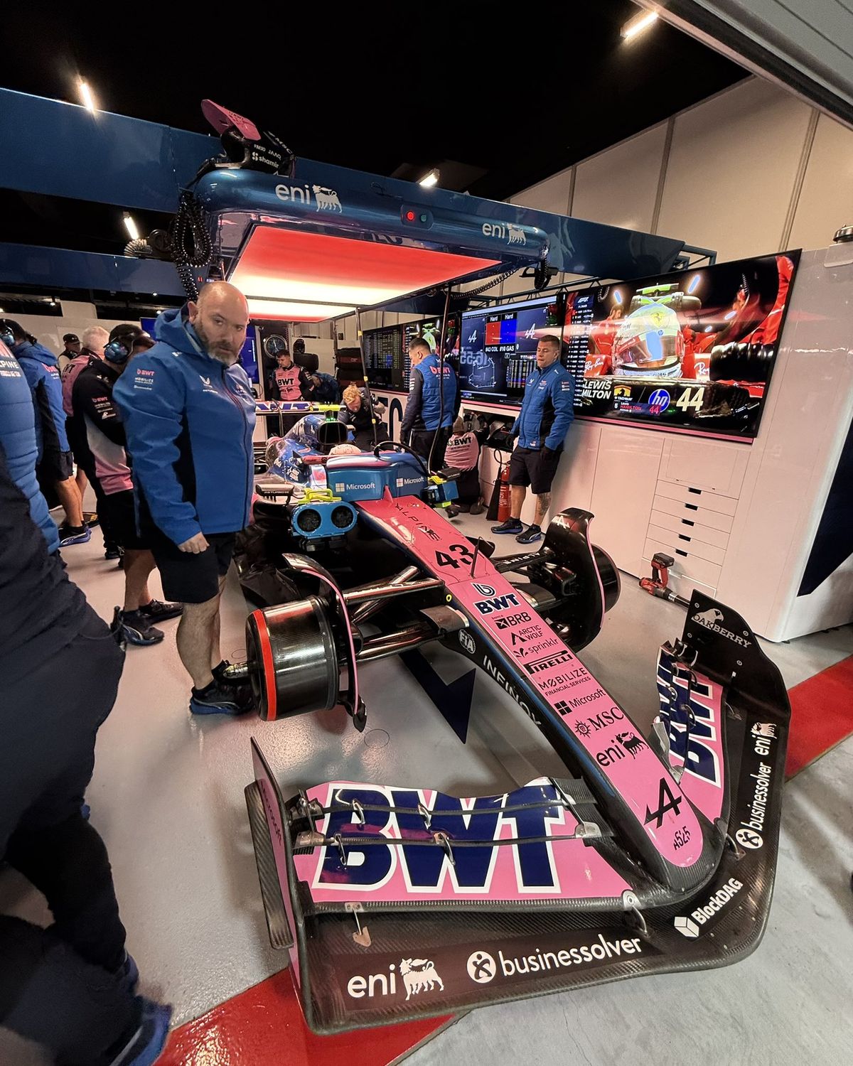 Franco Colapinto tuvo su primera sesión en Las Vegas.