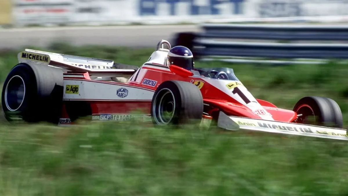 La ic&oacute;nica Ferrari que manejaba el Lole Reutemann.