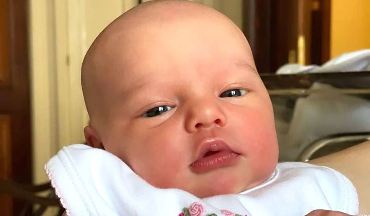 La foto de la carita de Ana, la hija de Pampita