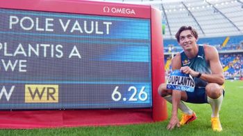 Video: el impresionante record de Armand Duplantis en el salto con garrocha de la Diamond League