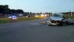 Tragedia en ruta 7: ocho muertos en un choque frontal