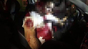Niña se quedó jugando con la Tablet mientras su padre agonizaba tras ser baleado por sicarios