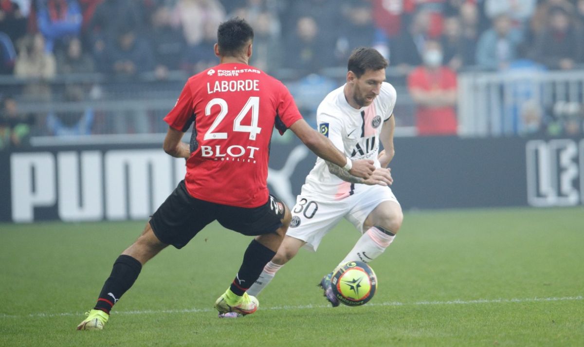 PSG, con Messi, perdió su invicto ante el Rennes