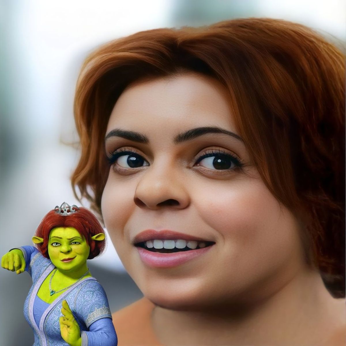Fiona de "Shrek" en la vida real, según la Inteligencia Artificial. Fiona de "Shrek" en la vida real, según la Inteligencia Artificial. 