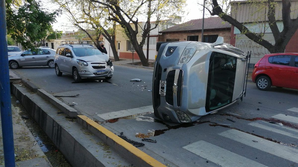 Impresionante accidente en Guaymallén