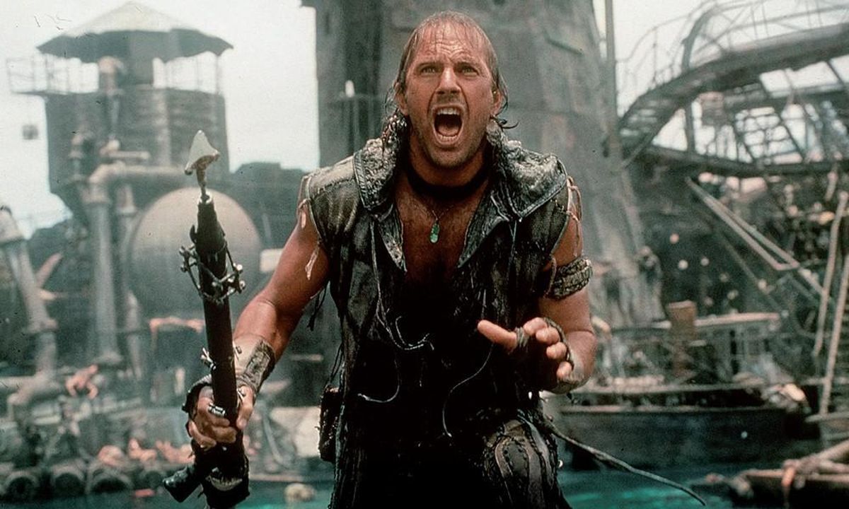 Kevin Costner en la película 'Mundo Acuático'. Kevin Costner en la película 'Mundo Acuático'.