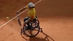 Gustavo Fernández cayó en la final de dobles.